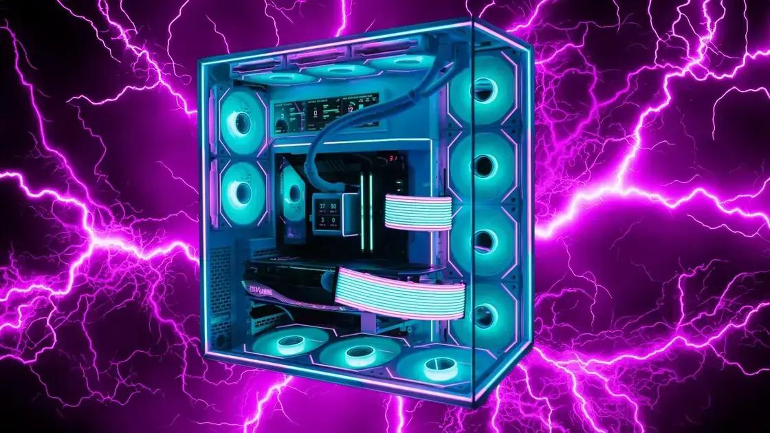Conheça o PC Gamer RGB Inspirado em Tron com RTX 4090