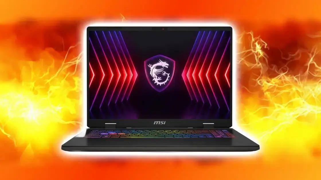 Economize $350 em Laptop Gamer MSI com RTX 4070