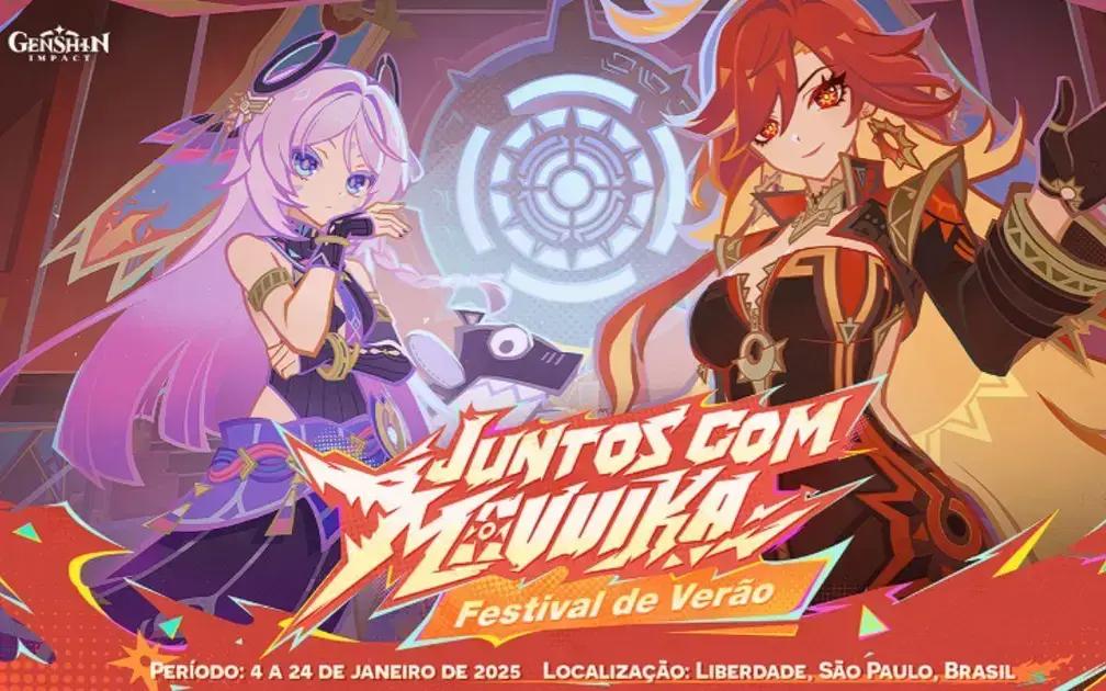 Festival de Verão do Genshin Impact em São Paulo