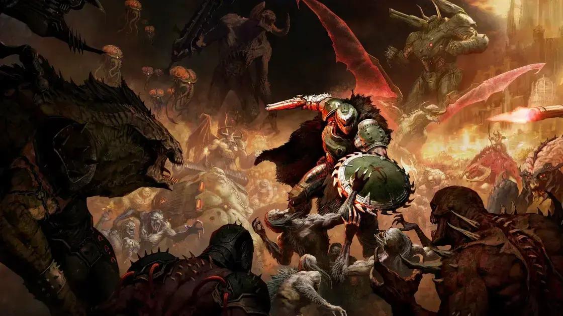 DOOM: The Dark Ages para PS5 Pro; Pré-venda Digital Iniciada
