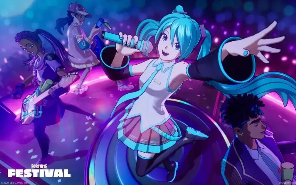Fortnite: Godzilla e Hatsune Miku Chegam Juntos em Novas Atualizações