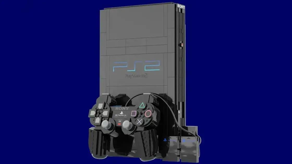LEGO PlayStation 2: Set Inspirado no Console Clássico