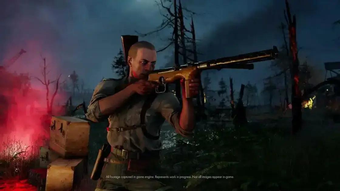 Sniper Elite: Resistance ocupará 54GB no PS4 e 73GB no PS5