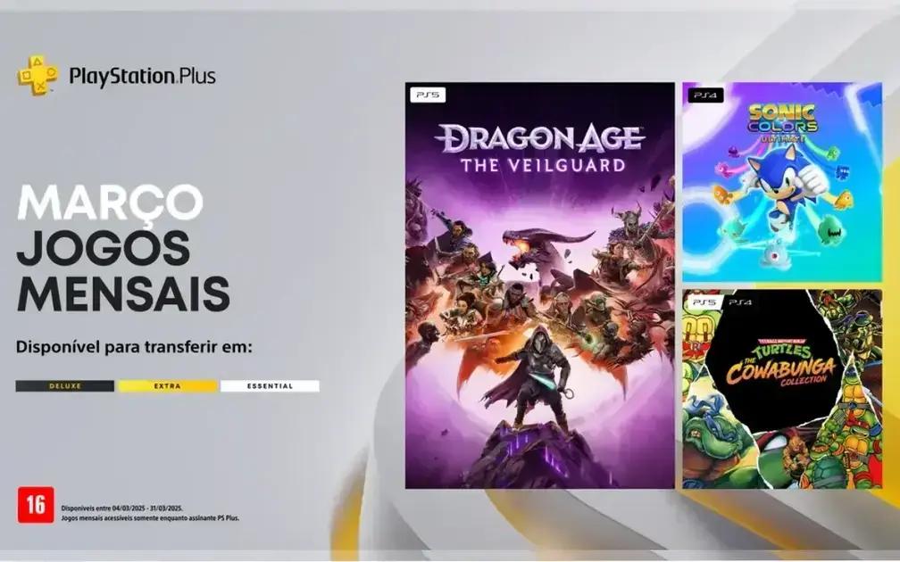 3 Jogos Imperdíveis da PS Plus de Março de 2025