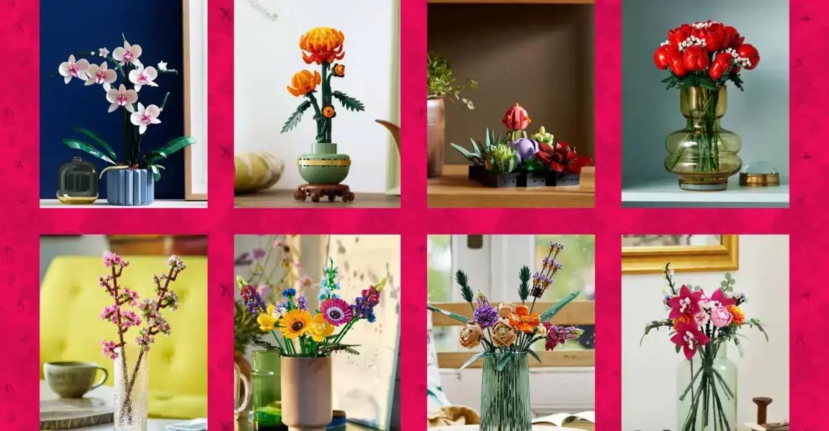 5 Conjuntos de Lego de Flores para um Dia dos Namorados Inesquecível