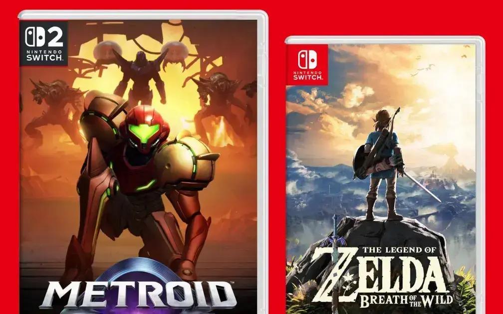 Caixas dos Jogos do Nintendo Switch 2 Podem Ser 40% Maiores