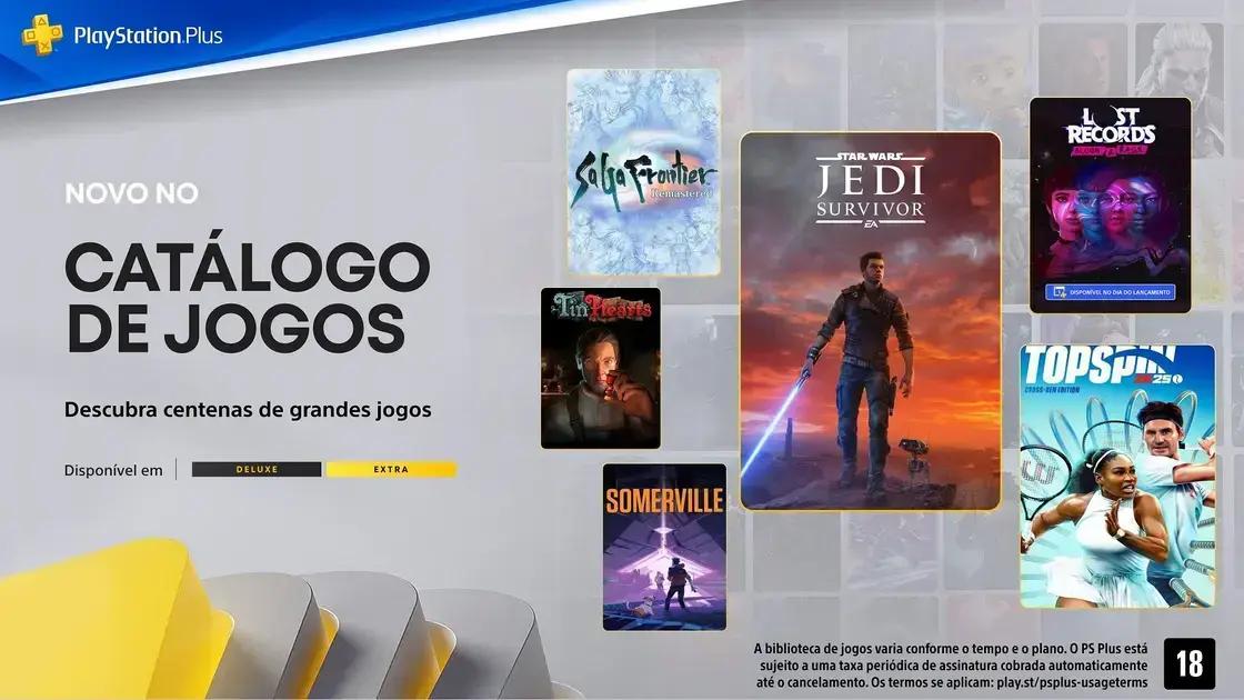 Nove Novos Jogos do PS Plus Extra e Deluxe para Fevereiro