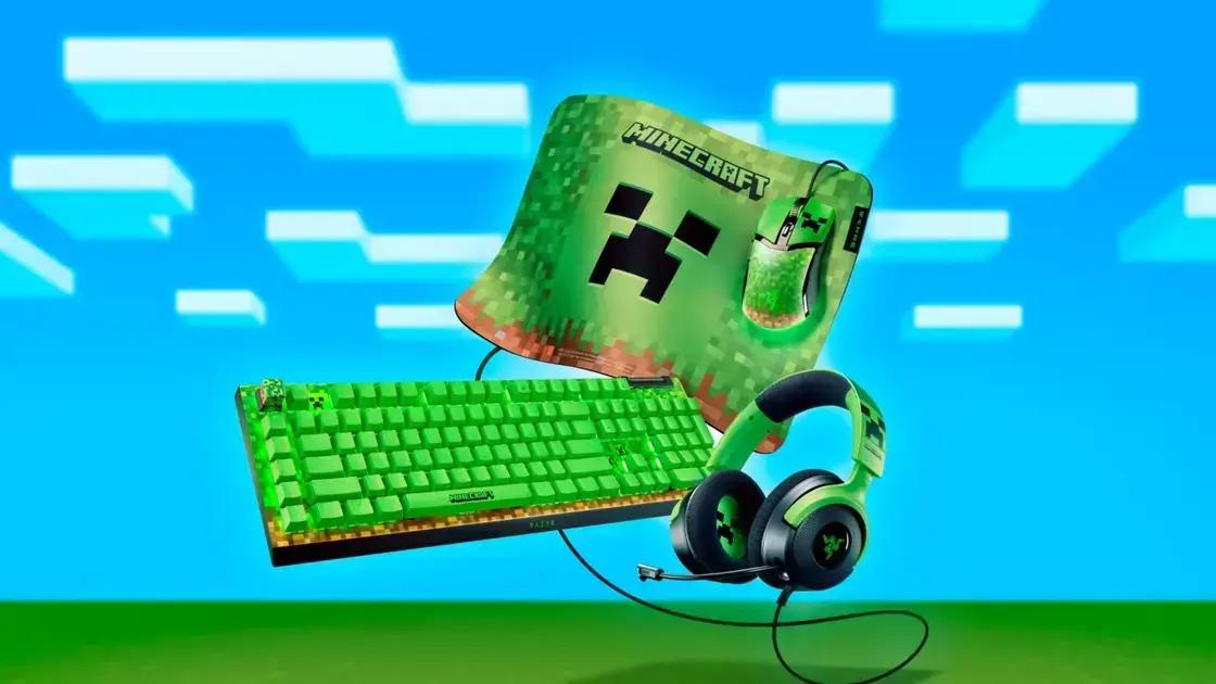 Razer Revela Nova Linha de Equipamentos Minecraft