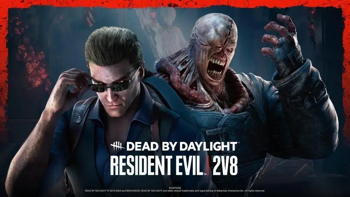 Resident Evil em Dead by Daylight: Modo 2v8 Disponível