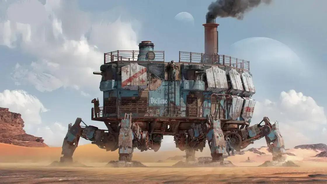 Sand: O Novo Jogo de Extração com Mechs Steampunk