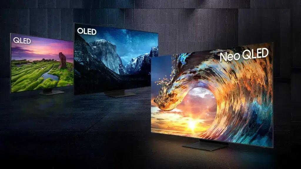 3 Tecnologias de TV: QLED, Neo QLED e OLED da Samsung