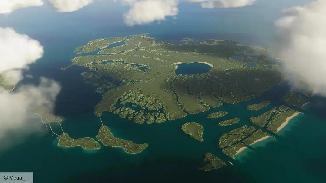 Mapa de Cities Skylines 2 traz o sol de GTA 6 para o jogo