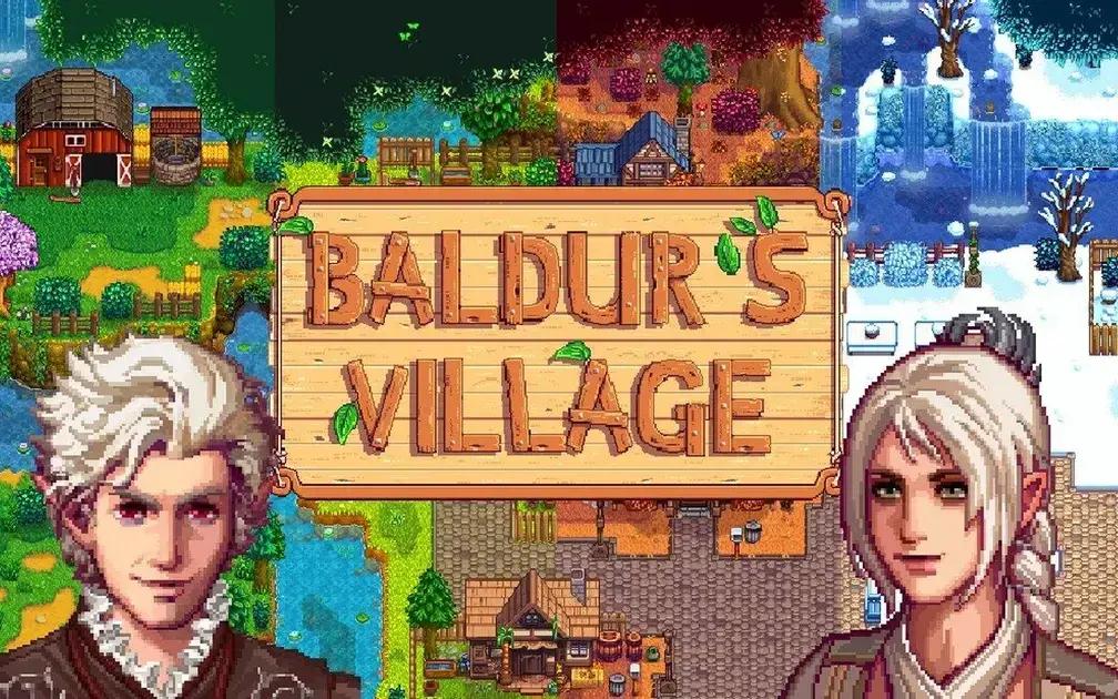 Mod Baldur’s Village: Personagens de Baldur’s Gate 3 em Stardew Valley