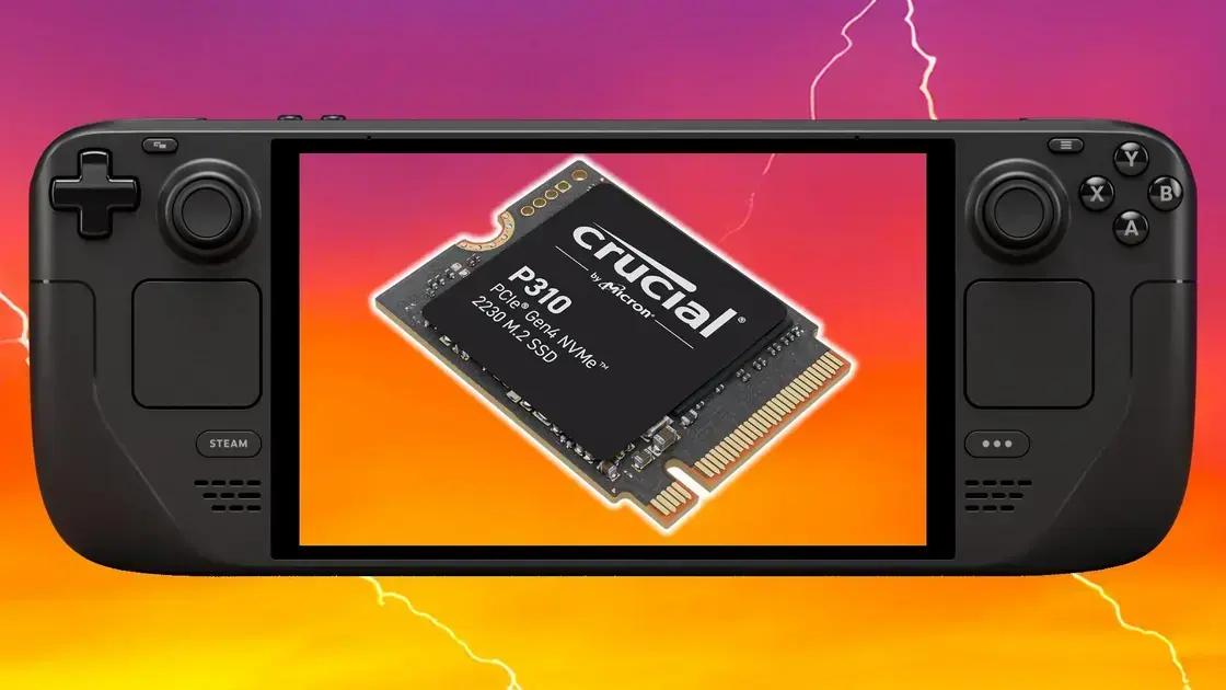 SSD Crucial: Preço Imperdível para Expandir seu Steam Deck