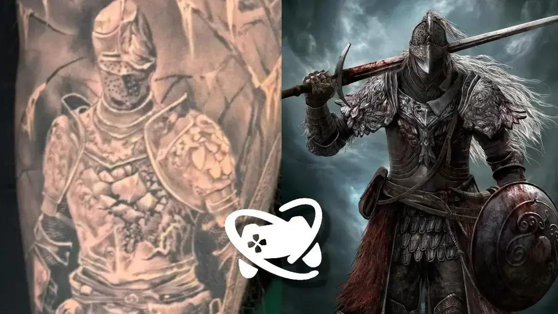 Tattoo Sinistra de Elden Ring e Dark Souls: Confira Aqui!