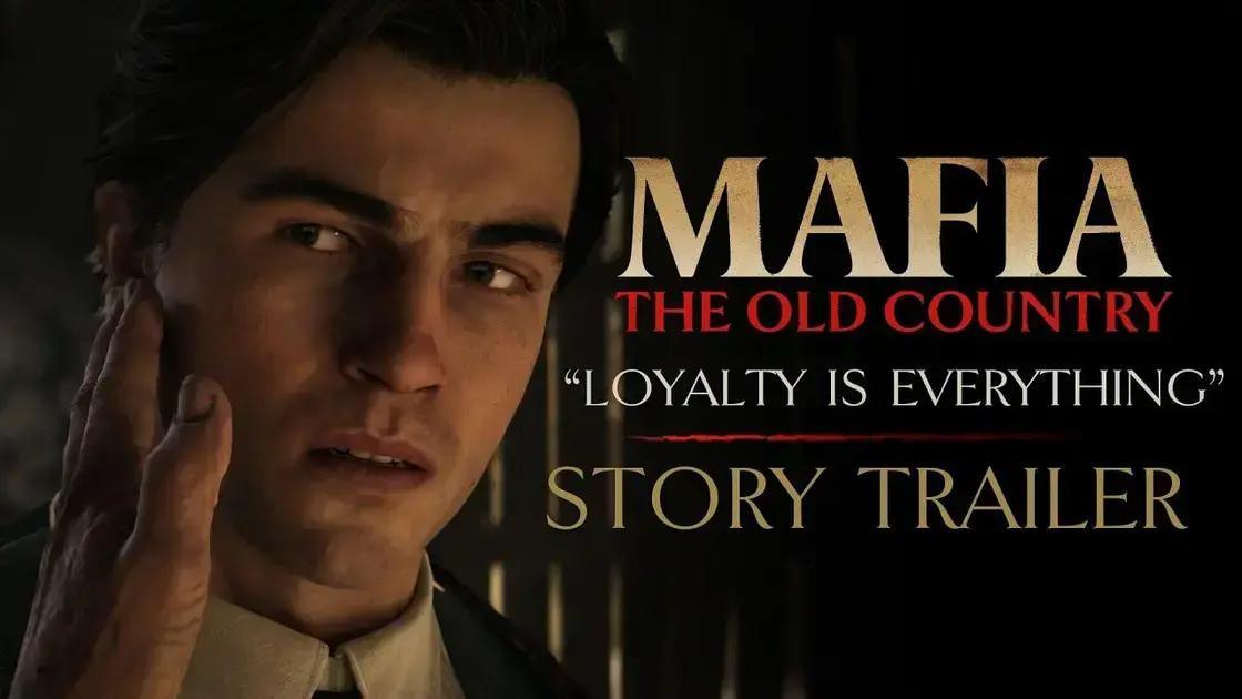 Mafia: The Old Country - Novo Trailer Revela História e Lançamento