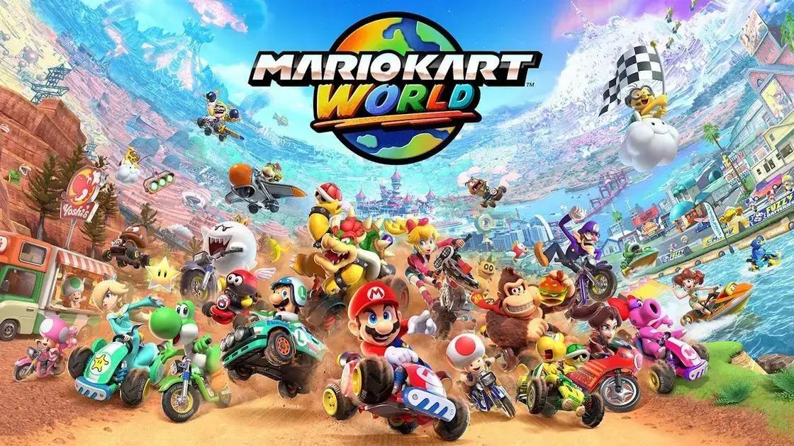 Mario Kart World não baixa no Nintendo Switch 2: entenda o problema