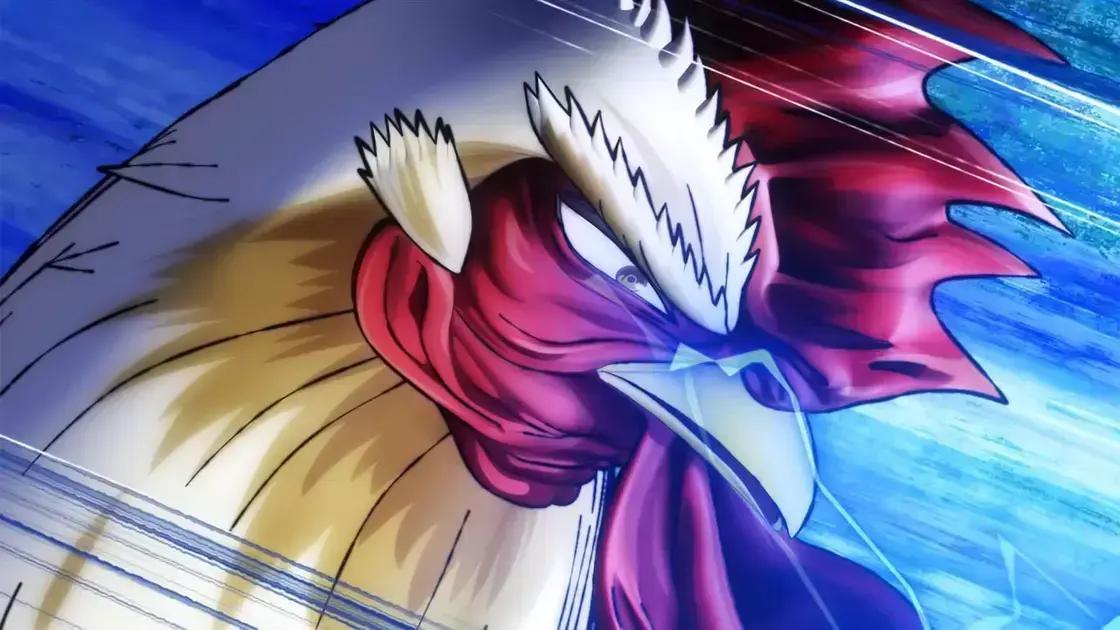 Rooster Fighter anime estreia na primavera 2026 com trailer novo